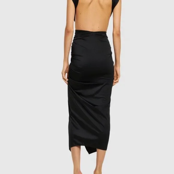 Baobab Black Plunge Dress - Picture 3 of 5